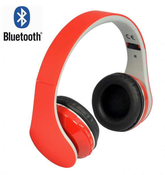 Słuchawki bluetooth PULSAR RED