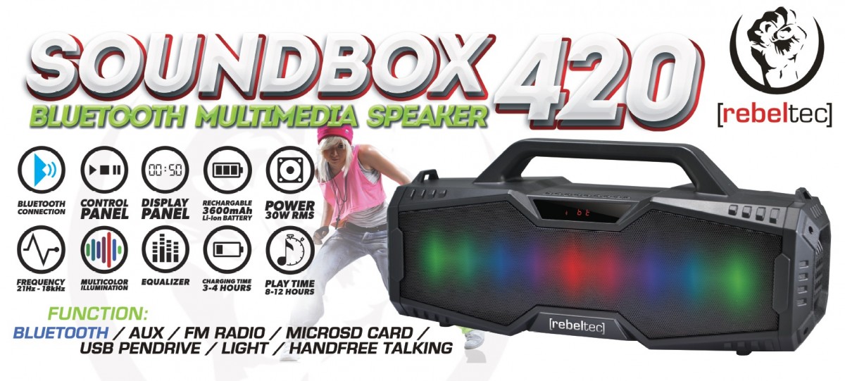 Динамік Bluetooth SoundBOX 420