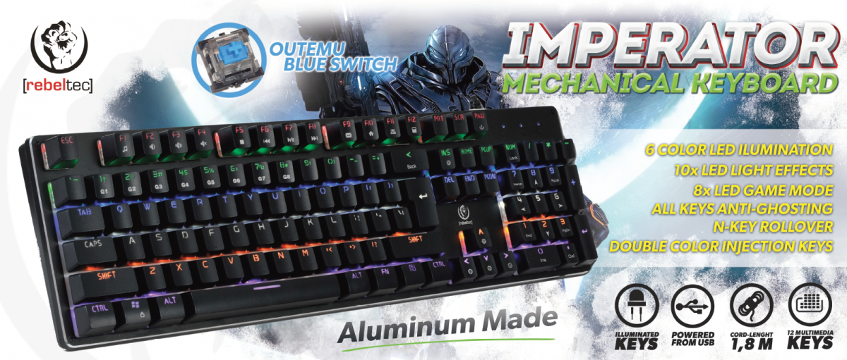 IMPERATOR aluminum mechanical keyboard