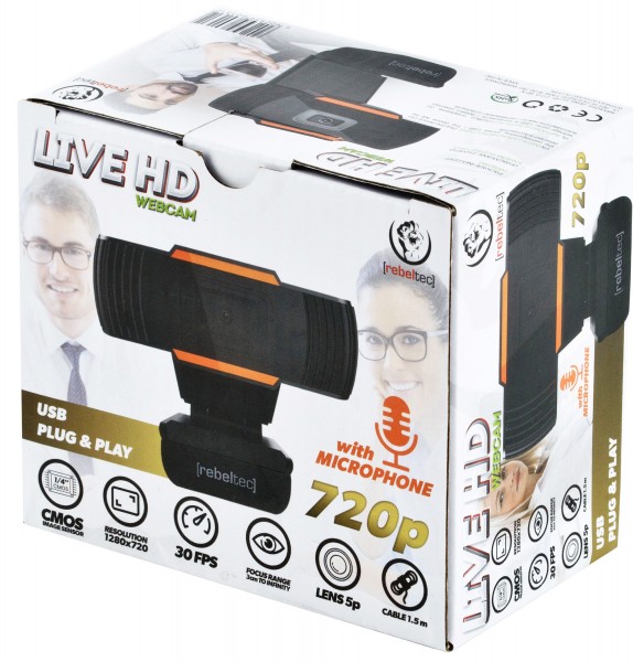 LIVE HD 720p webcam
