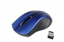 Galaxy blue / black wireless optical mouse