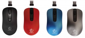 STAR black wireless optical mouse