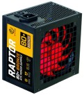 ATX power supply RAPTOR 600W, BRONZE 80+, Single Rail, DC-DC