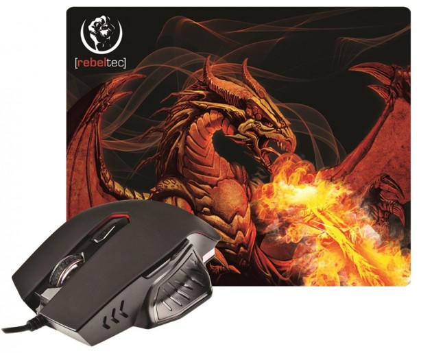 Mouse + pad for RED DRAGON players