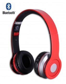 Écouteurs bluetooth CRYSTAL RED