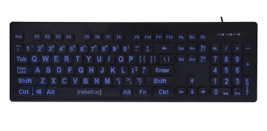 BigFONT backlit keyboard